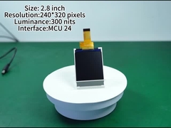 Industrial Custom TFT LCD Display Module 2,8 polegadas com todos os ângulos de visão