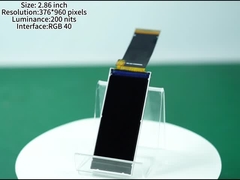 Display LCD tipo barra 2,86 polegadas Resolução 376 * 960 pixels Display LCD industrial
